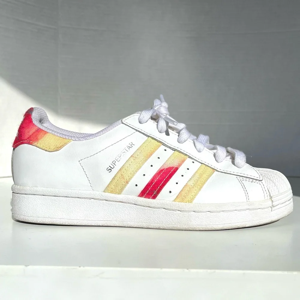 Adidas Superstar White Dreamy Color Pop Shoes - Picture 4 of 11